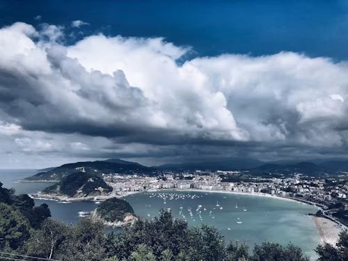 La Concha Bay in San Sebastián