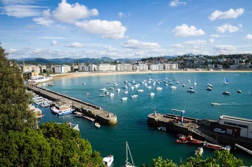 La Concha Bay in San Sebastián
